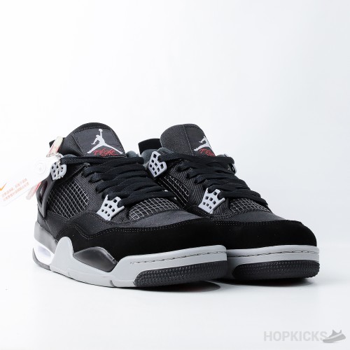 Air Jordan 4 Retro Black Canvas (Premium Plus Batch)